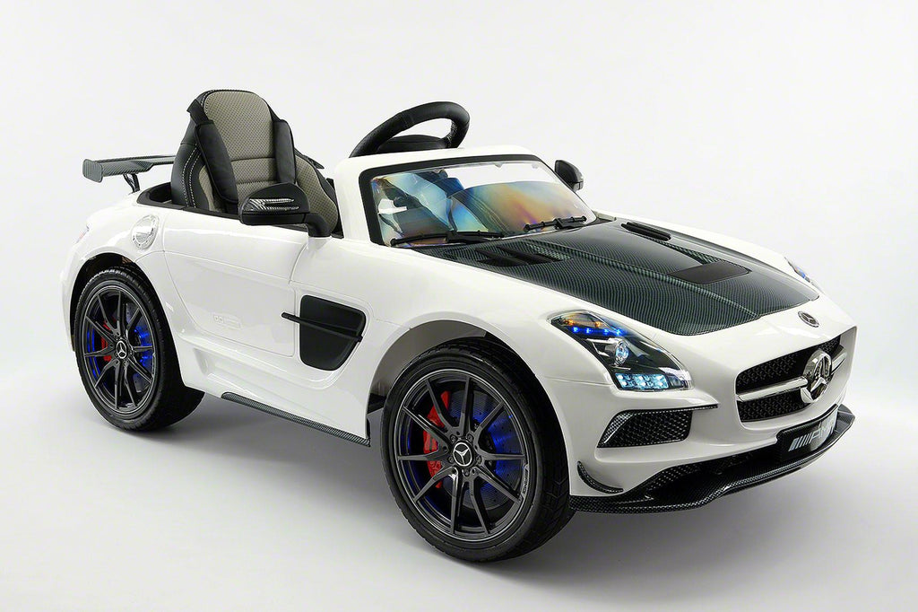 Mercedes SLS AMG Final Edition 12V Kids Ride-On Car with Parental Remote | White