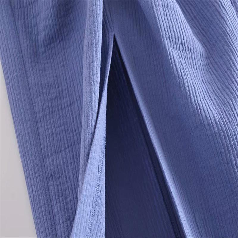 vintage textured knot summer skirt