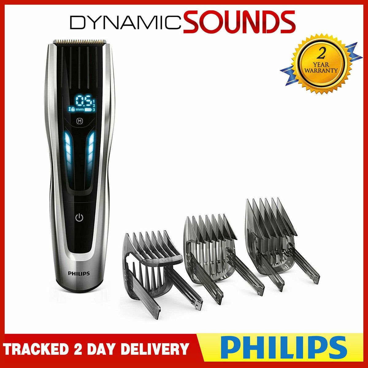 Philips Hc9450 13 Series 9000 Hair Clipper With Motorised Adjustable Comb