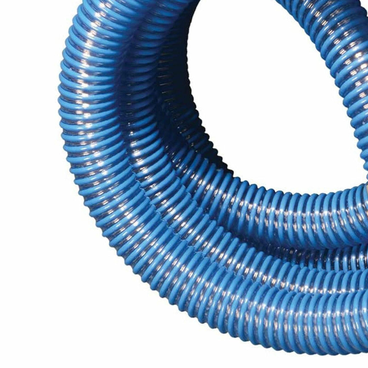 apache 98106501 2 inch diameter 20 foot pvc flexible pool hose, blue (3 pack)