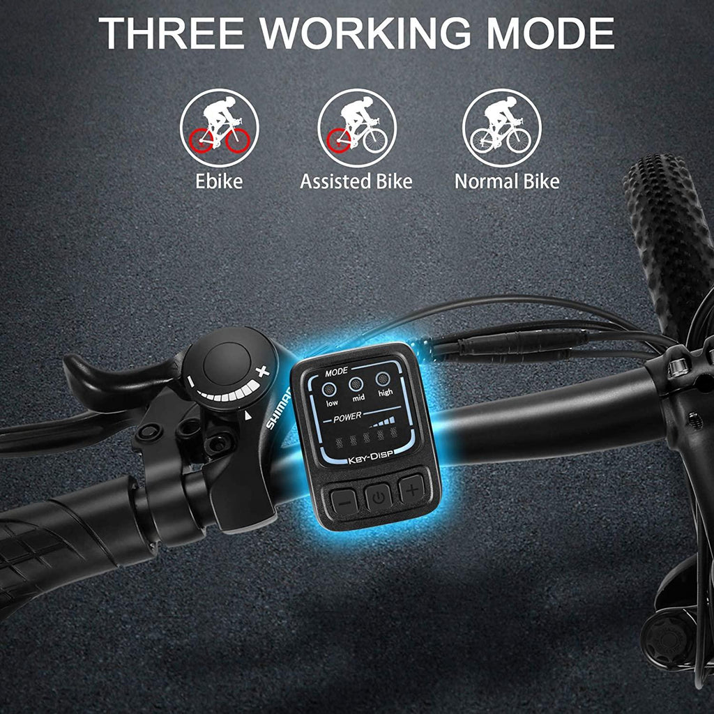 VIVI Electric Bike 26" Electric Mountain Bike, 350W Ebike 20MPH Electric Bikes for Adults/Electric Commuter Bicycle with Removable 8Ah Lithium-Ion Battery,  21 Speed