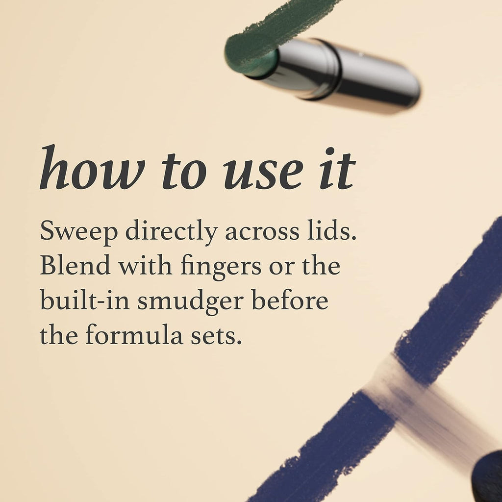Julep Eyeshadow 101 Crème to Powder Waterproof Eyeshadow Stick, Midnight Blue Shimmer