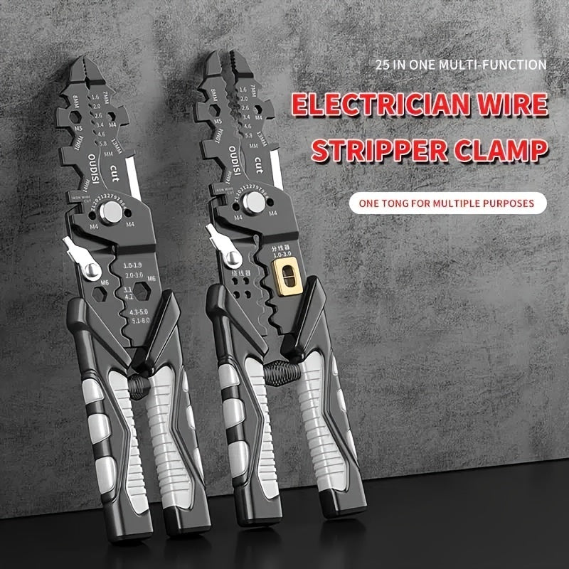 Car Wire Stripper, Multi-function Stripping Pliers, Hardware Tools For Wire Winding, Wire Cutting, Wire Stripping And Wire Pressing