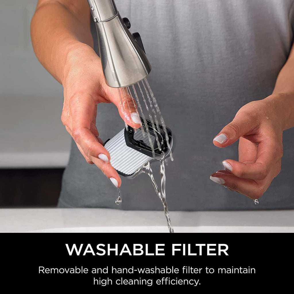 Shark WV401PK WANDVAC POWER PET Cordless Hand Vacuum, Ultra-Lightweight and Portable with Powerful Suction and Tools for Pets, Designed for Car and Home, Purple