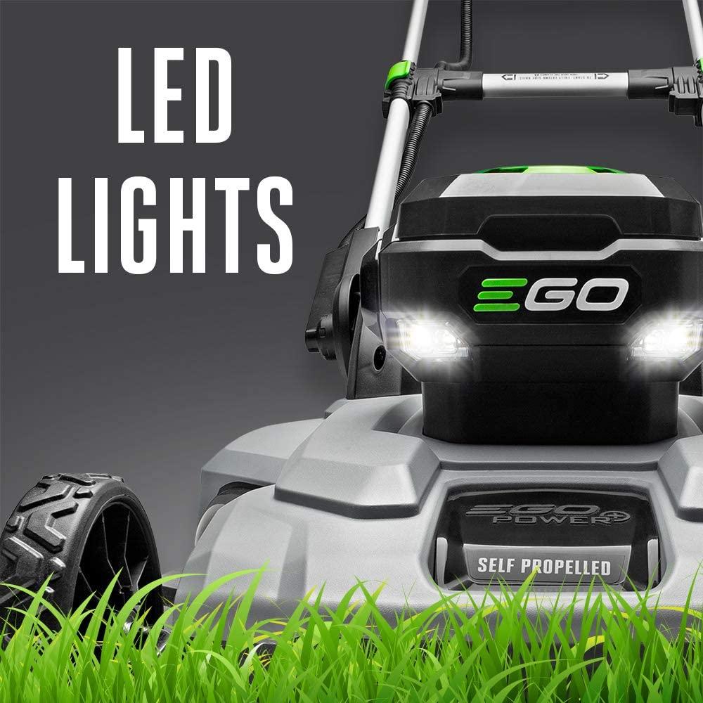 EGO Power+ LM2142SP 21-Inch 56-Volt Lithium-Ion Cordless Electric Dual-Port Walk Behind Self Propelled Lawn Mower with Two 5.0 Ah Batteries & Charger Included