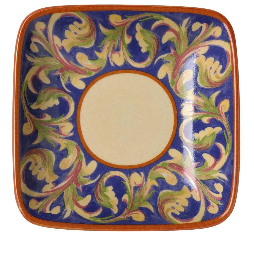 Villa della LunaSquare Ceramic Wine Tapas Plate