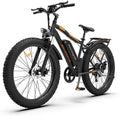 AOSTIRMOTOR Fat Tire Bike, 750W 48V 13AH Ebike with Rack and Fender, 26 ‘’4.0 inch E Mountain Bike, Electric Bicycle for Adults