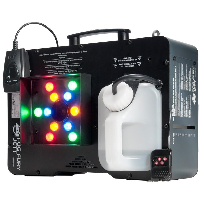 American DJ Fog Fury Jett 700W Vertical Fog Machine w/12 LED's+700 CFM Hazer