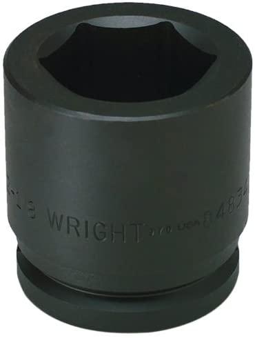 Wright Tool 84856 3-1/2-Inch 6 Point Standard Impact Socket with 1-1/2-Inch Drive