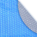 12' x 24' oval 8 mil blue space swimming pool solar blanket heater cover