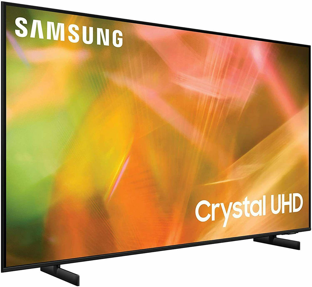 samsung un85au8000 85" au8000 black crystal uhd 4k smart tv- un85au8000fxza