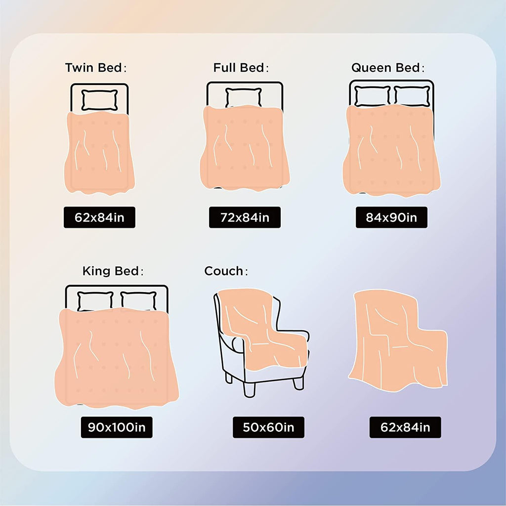 Heated Blanket Queen Size - Soft Ribbed Fleece Fast Heating Electric Blanket with 10 Heating Levels  10 Time Settings, 8 Hours Auto-Off Heated Blanket, Dual Control (84×90 inches,Brown)