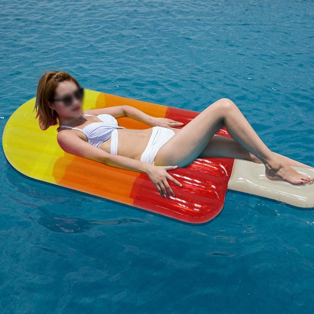 YXYH PVC Giant Inflatable Popsicle Outdoor Swimming Pool Float Rafts Inflatable Summer Party Floatie LounToy for Children and Adults