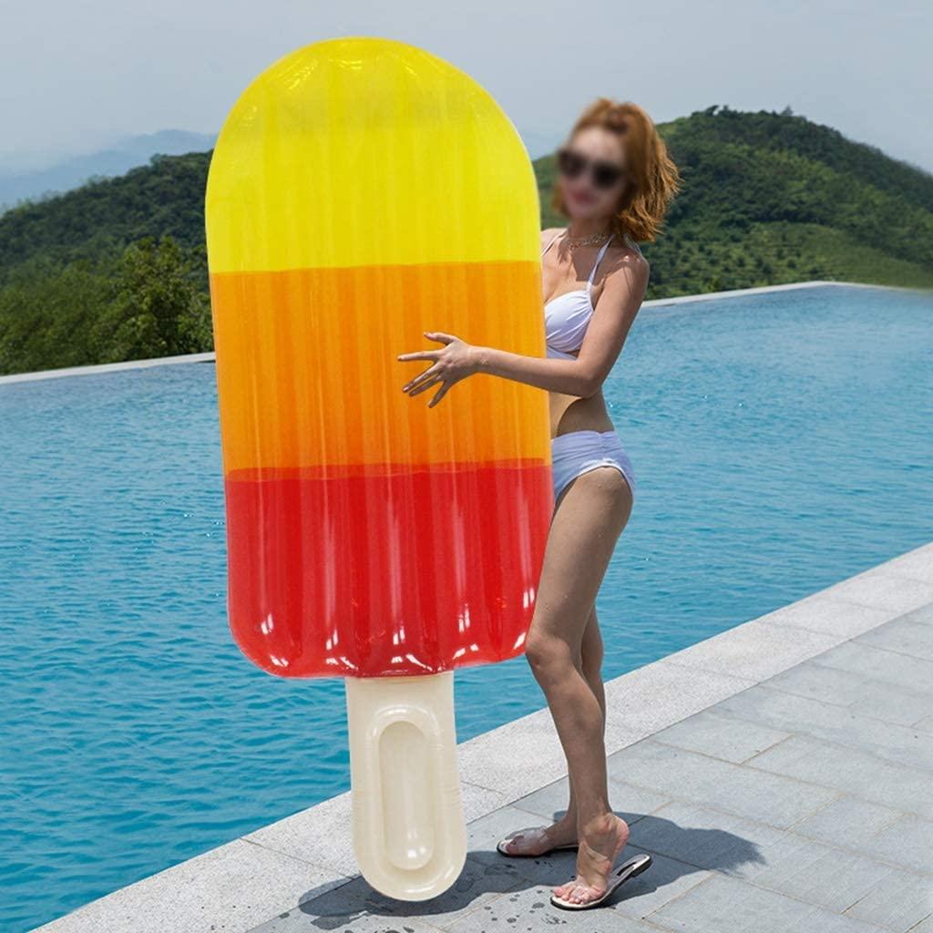 YXYH PVC Giant Inflatable Popsicle Outdoor Swimming Pool Float Rafts Inflatable Summer Party Floatie LounToy for Children and Adults