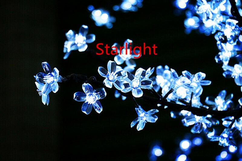 5ft/1.5m Christmas Xmas Cherry Blossom LED Tree Light House Decor Pure White