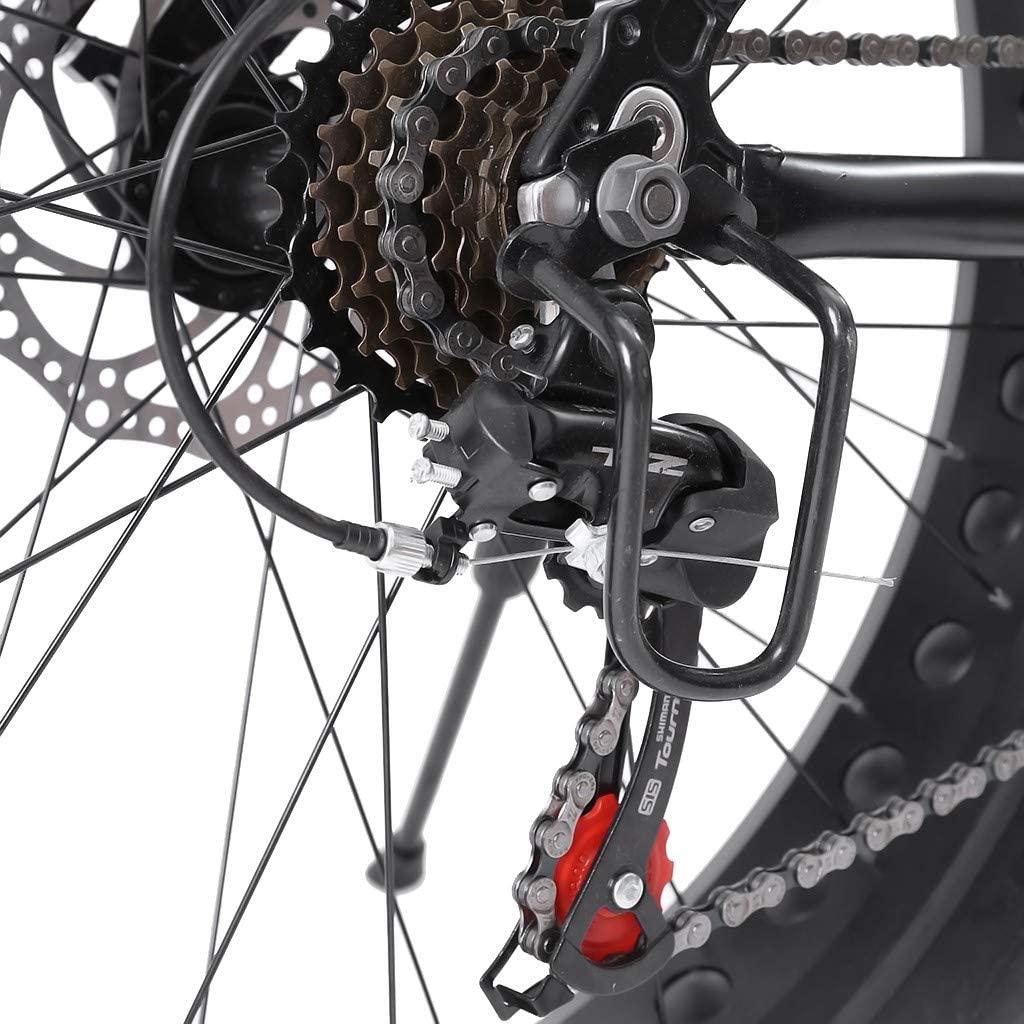 Fat Tire Mens Mountain Bike,17-Inch/Medium High-Tensile Aluminum Frame, 21-Speed, 26-inch Wheels,4.0 Fat tire MTB Mountain Bike for Mens,Outdoor Bicycle Aluminum Frame, up to 440lbs