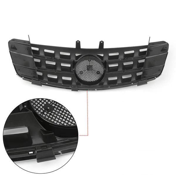 2005-2008 Benz W164 ML M-CLASS Black Front Grille with Chrome Fin With Logo Generic
