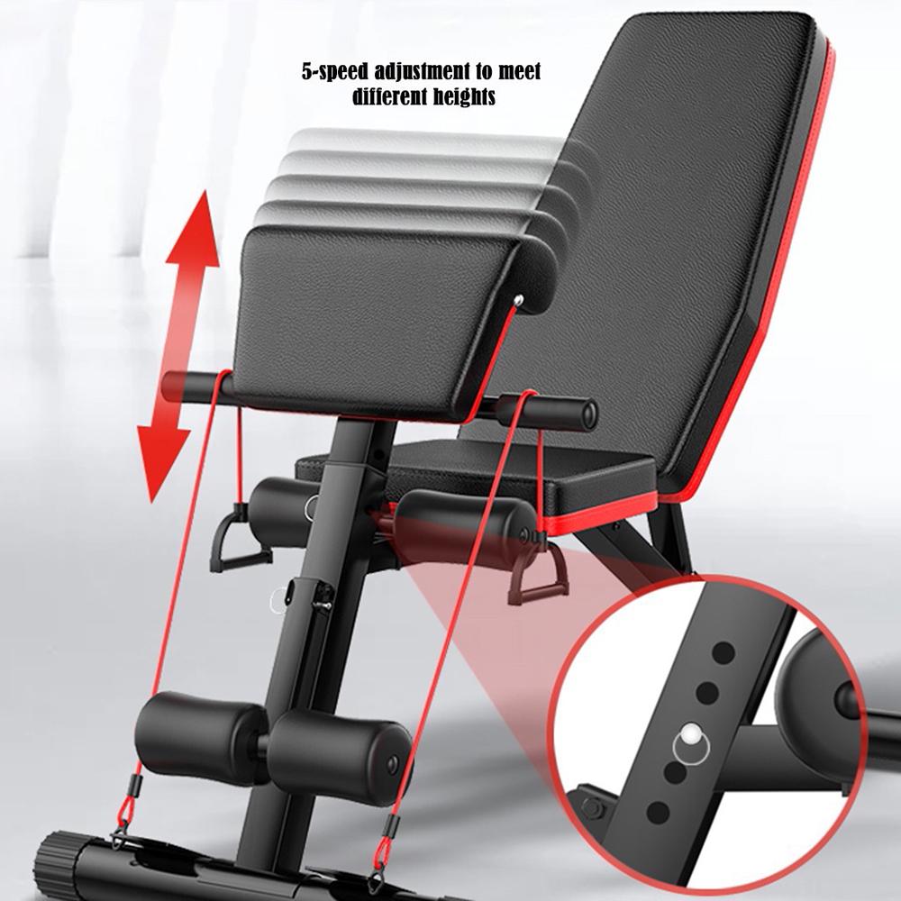 Transer Roman Chair Adjustable Sit Up Incline Abs Benchs Flat Fly Weight Press Fitness Multi-Function Equipment for Home Gym Indoor Use