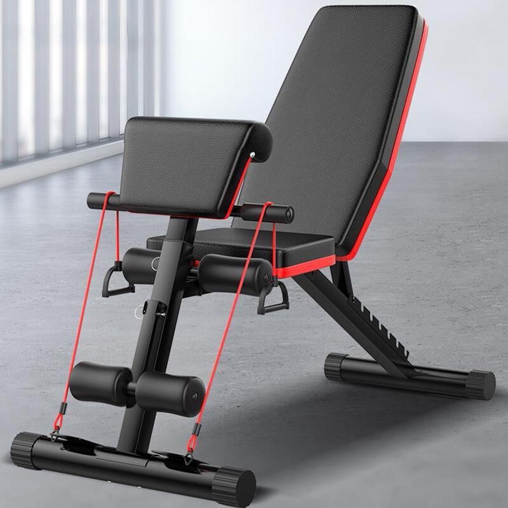 Transer Roman Chair Adjustable Sit Up Incline Abs Benchs Flat Fly Weight Press Fitness Multi-Function Equipment for Home Gym Indoor Use