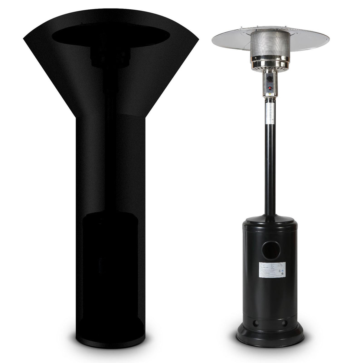 RLCEGAL 46000BTU Stainless Steel Propane Patio Heater for dinner party , family gathering , garden , backyard , restaurant , coffee shop , schools XH