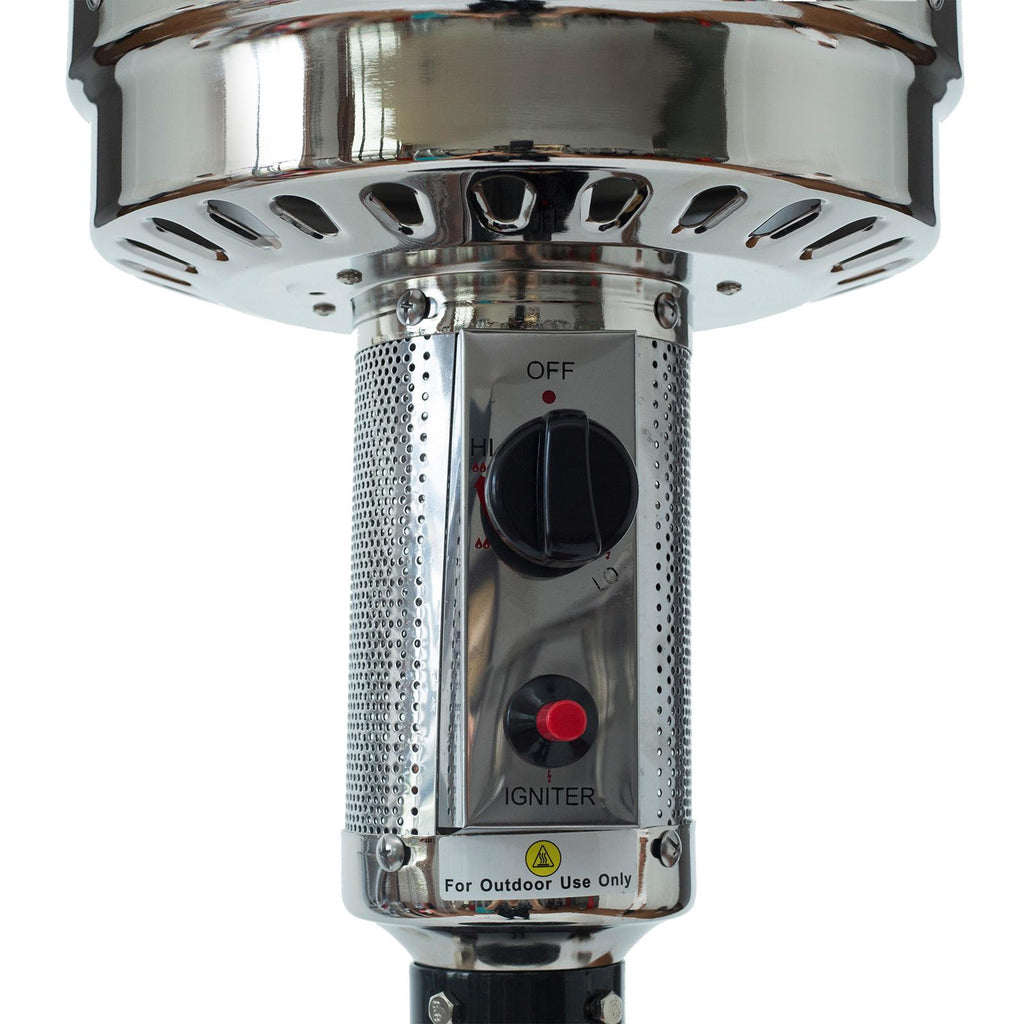 RLCEGAL 46000BTU Stainless Steel Propane Patio Heater for dinner party , family gathering , garden , backyard , restaurant , coffee shop , schools XH