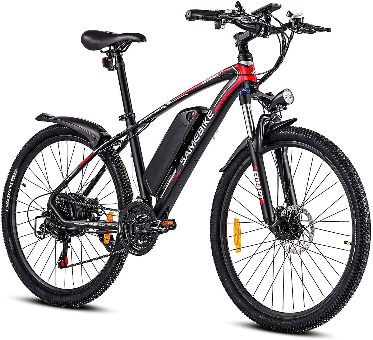 500W 26 Inch Electric Mountain Bike 48V/13 Ah Removable Battery Electric Bikes for Adults, eAhora E-Bikes for Men and Women with  21 Speed and Suspension Fork, LCD Display with USB