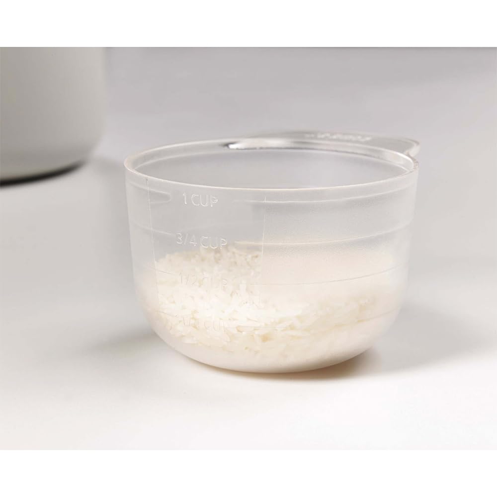 M-Cuisine Microwave Rice Cooker Steamer 2 Liter/8.5 Cup - Stone/Orange