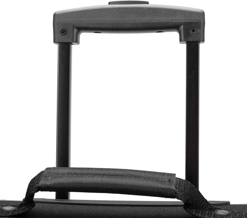 Aviron Bay Expandable Softside Luggage with Spinner Wheels, Black, Checked-Large 31-Inch