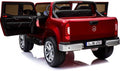 KIDS VIP 2x12V Limited Licensed 4x4 Mercedes Benz X Series 2 Seater Kids Ride On Car Truck, Toy, Leather, Lights, Eva Wheels, Remote, Bluetooth- Red