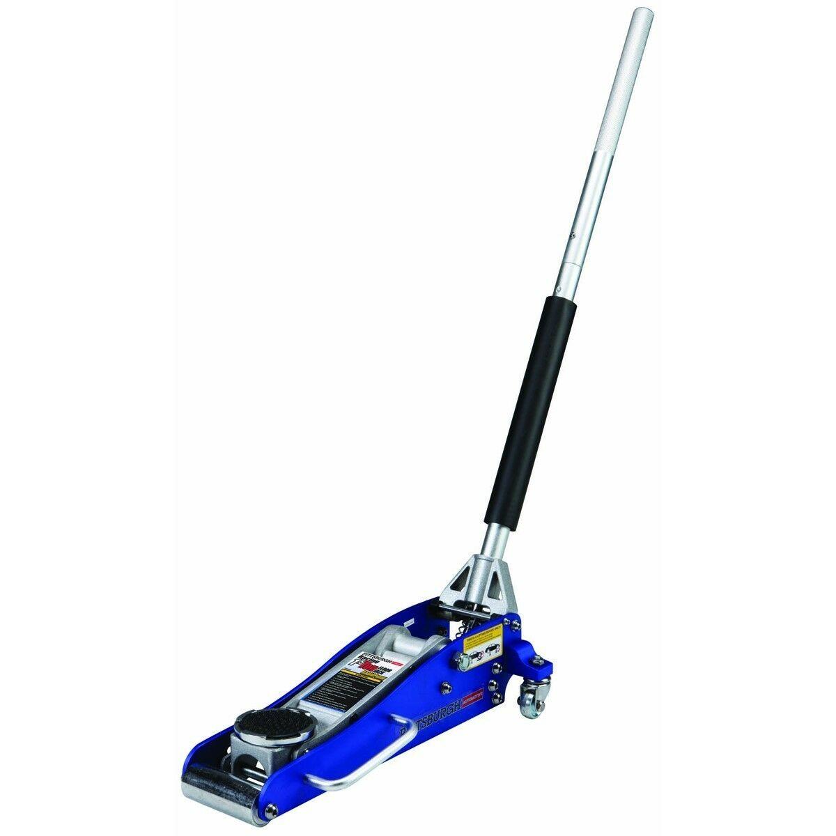HYDRAULIC RACING ALUMINUM FLOOR JACK LIGHT WEIGHT RAPID PUMP 1 1/2 TON CAPACITY