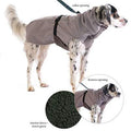 Gold Paw Winter Paw Dog Coat  Soft, Warm Dog Clothes, Stretchy Pet Jacket  Machine Washable, Eco Friendly  All Season, Silver, Size 24