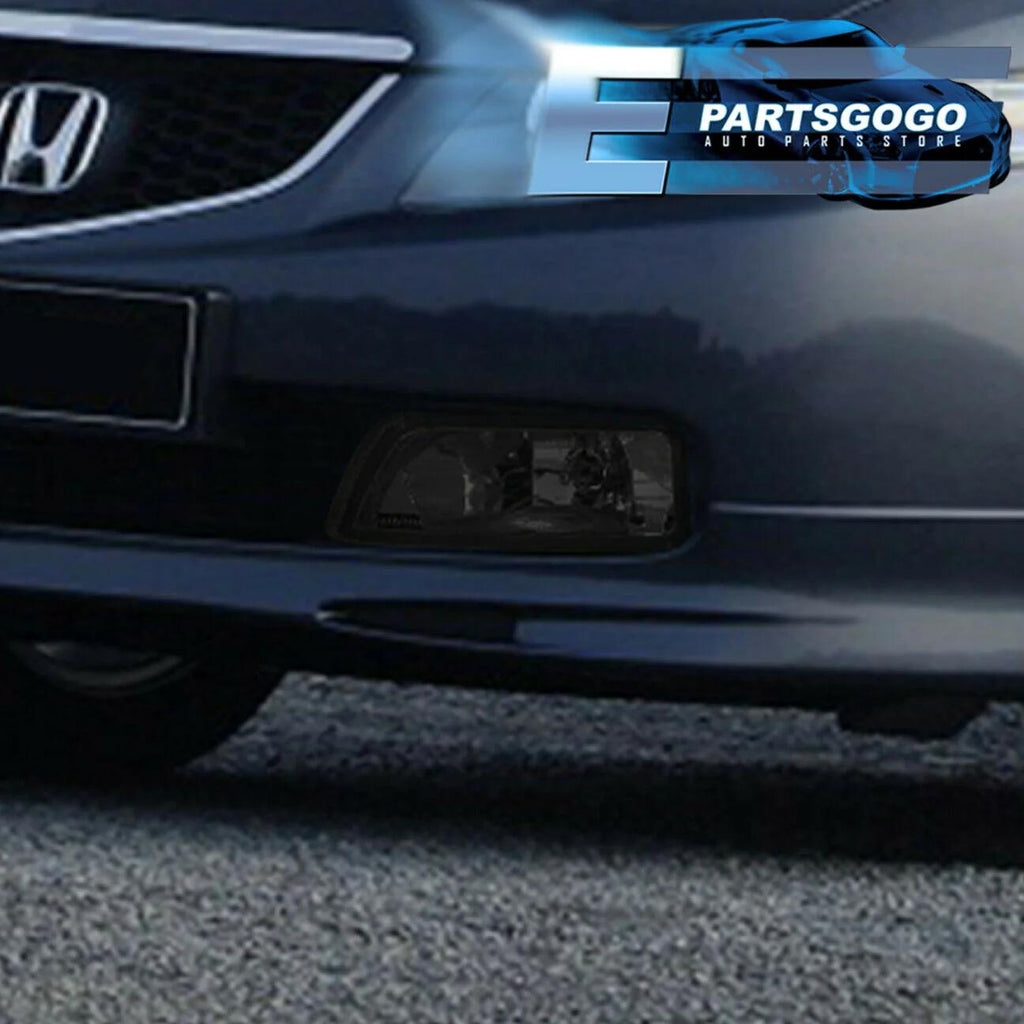 Smoke Lens Fog Lights + Switch For Honda Accord 2003-2007  / Acura Tl 2004-2008 Generic