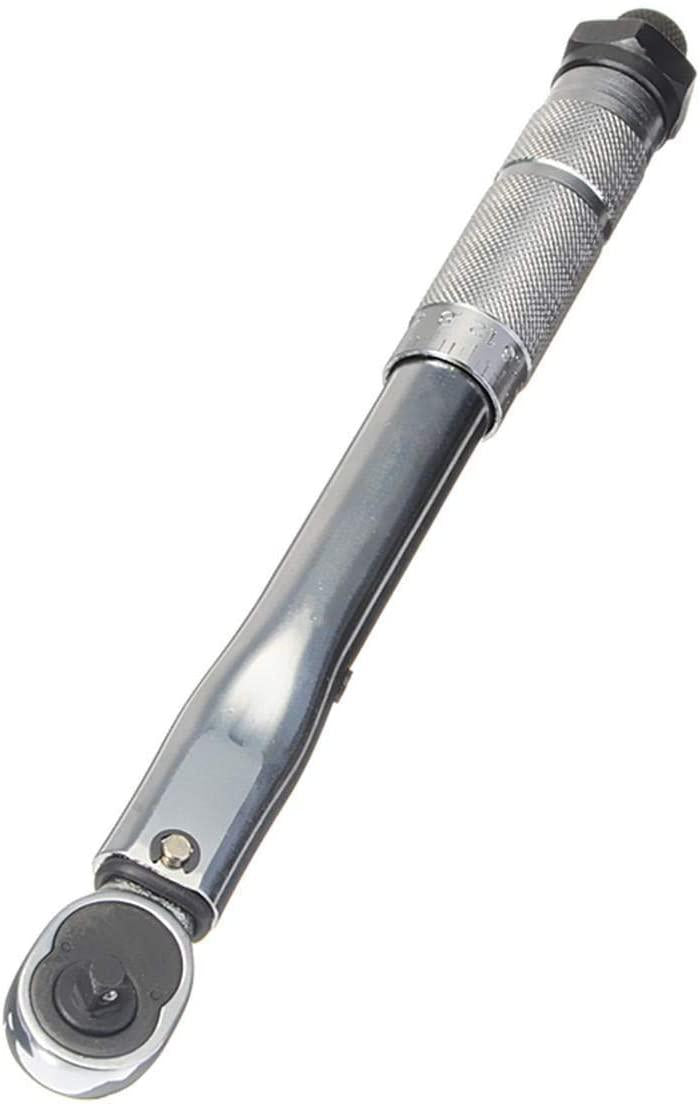 GJNVBDZSF Repair Kit DIY Tools, 1/4 5-25NM Torque Wrench Adjustable Torque Wrench Hand Spanner for Repairing Tool