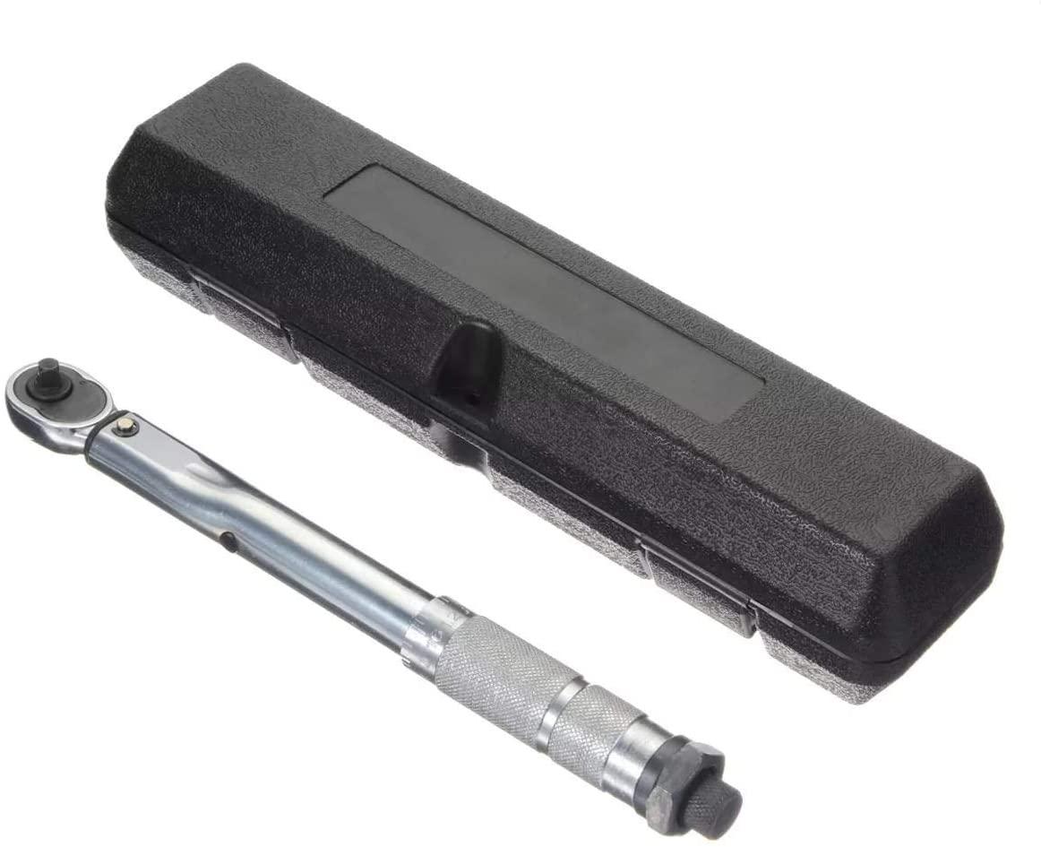 Singlin58 Tool DIY Tools, 1/4 5-25NM Torque Wrench Adjustable Torque Wrench Hand Spanner for Repairing Tool Bike