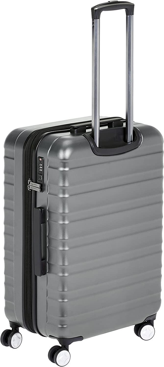 Hardside Spinner Luggage with Built-In TSA Lock - 2-Piece Set (21", 30"), Grey