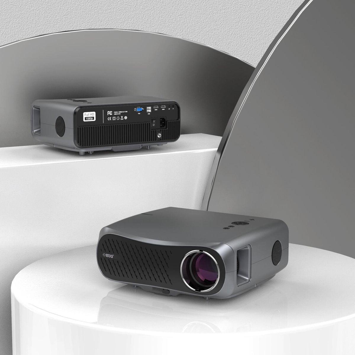 eug 8500lm projector native 1080p home theater movie tv sports hdmi usb vga gift
