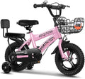 JLFSDB Kids Bike BMX Bike for Kids Boys Girls Bicycle Children's Bicycles Steel Frame Scooter Bikes in Size 12'' 14'' 16'' 18”for 3-10 Years Old with Training Wheels and Hand Brakes