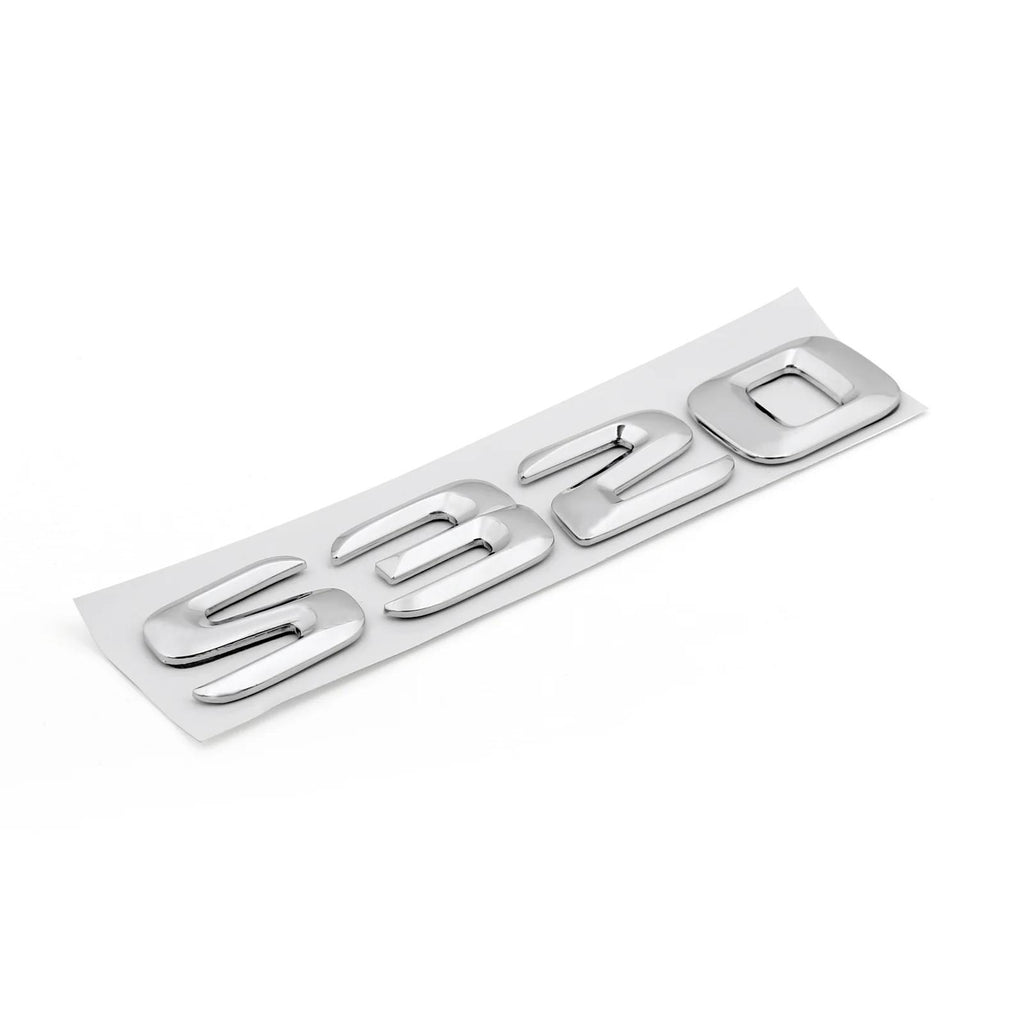 S320 S-Class CDI 4MATIC Chrome Car Trunk Rear Emblem Badge Letters S320 Generic