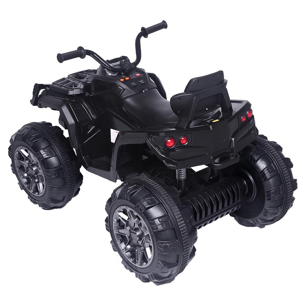 URHOMEPRO Kids Ride On ATV, 12V Battery Powered Kids Electric Cars, 4 Wheeler Quad with Headlights, MP3, USB, Volume Control, LarSeat, Electric Ride on Toys for Boys Girls, Two Speed Mode, Q11319