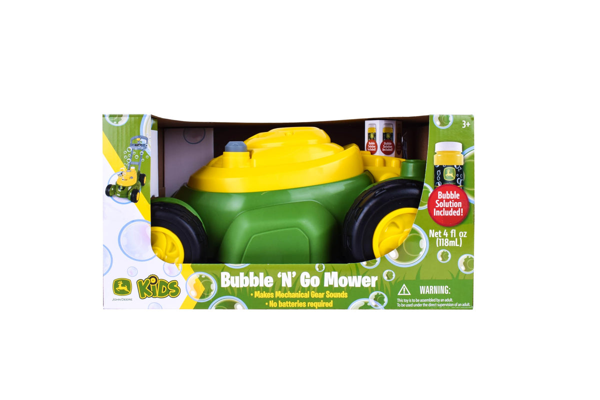 Bubble Lawn Mower for Toddlers, Bubble Blowing Machines, Indoor and Outdoor Gardening Toy, Birthday, Party Favor for Preschool Girls and Boys, No Batteries Required, 2+