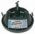 (12)-Green Plastic 6" Trunk Dia Christmas Tree Stand C152E