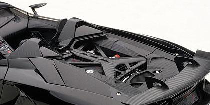 Lamborghini Aventador J Black 1/18 Diecast Car Model by Autoart