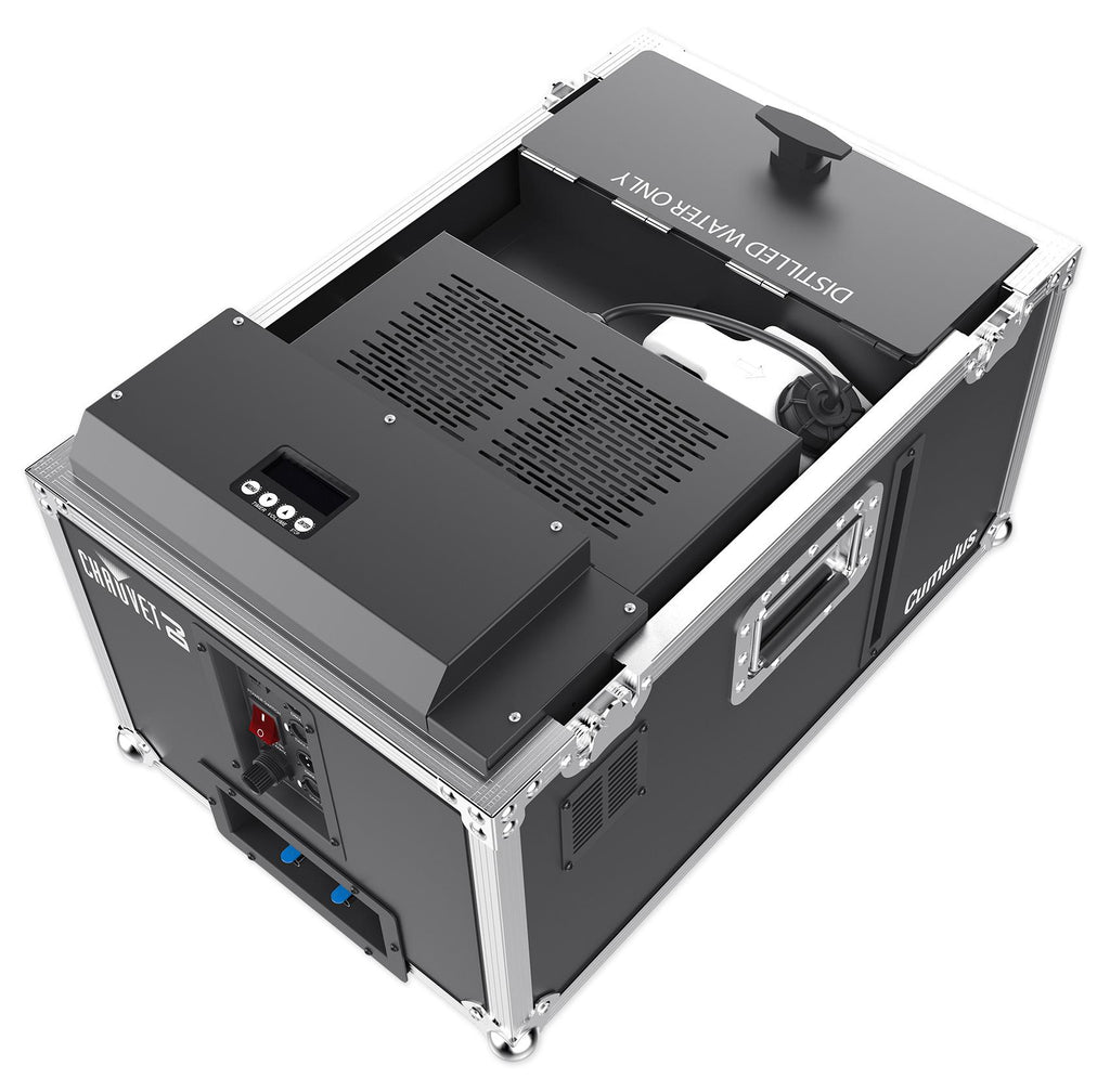 Chauvet DJ CUMULUS Fog Machine Fogger w/ Case+Sphere Shooting Beam Effect Light