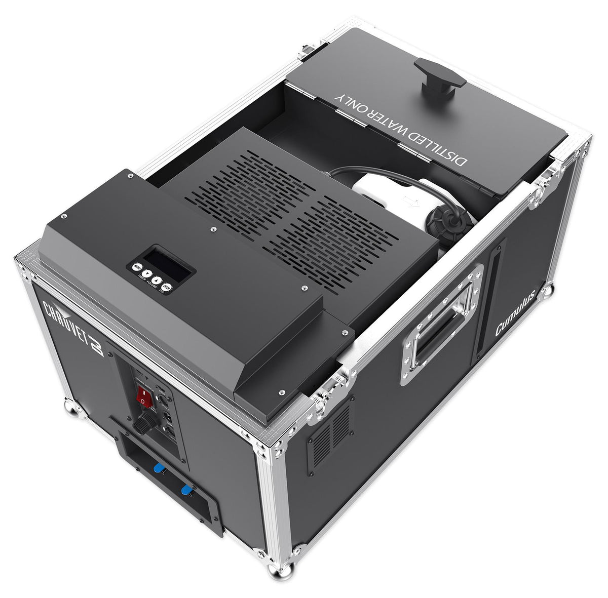 Chauvet DJ CUMULUS Fog Machine Fogger w/ Case+Sphere Shooting Beam Effect Light