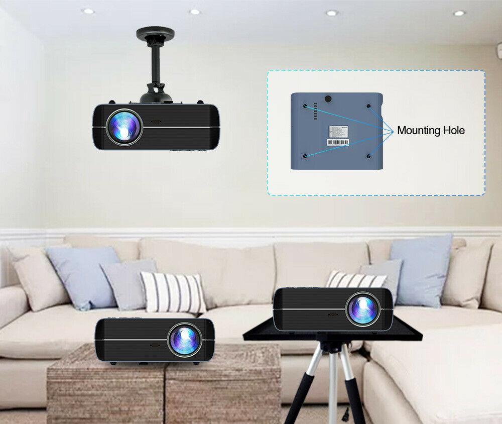 2022 smart home theater projector android 9.0 native 1080p bt5.0 zoom airplay tv