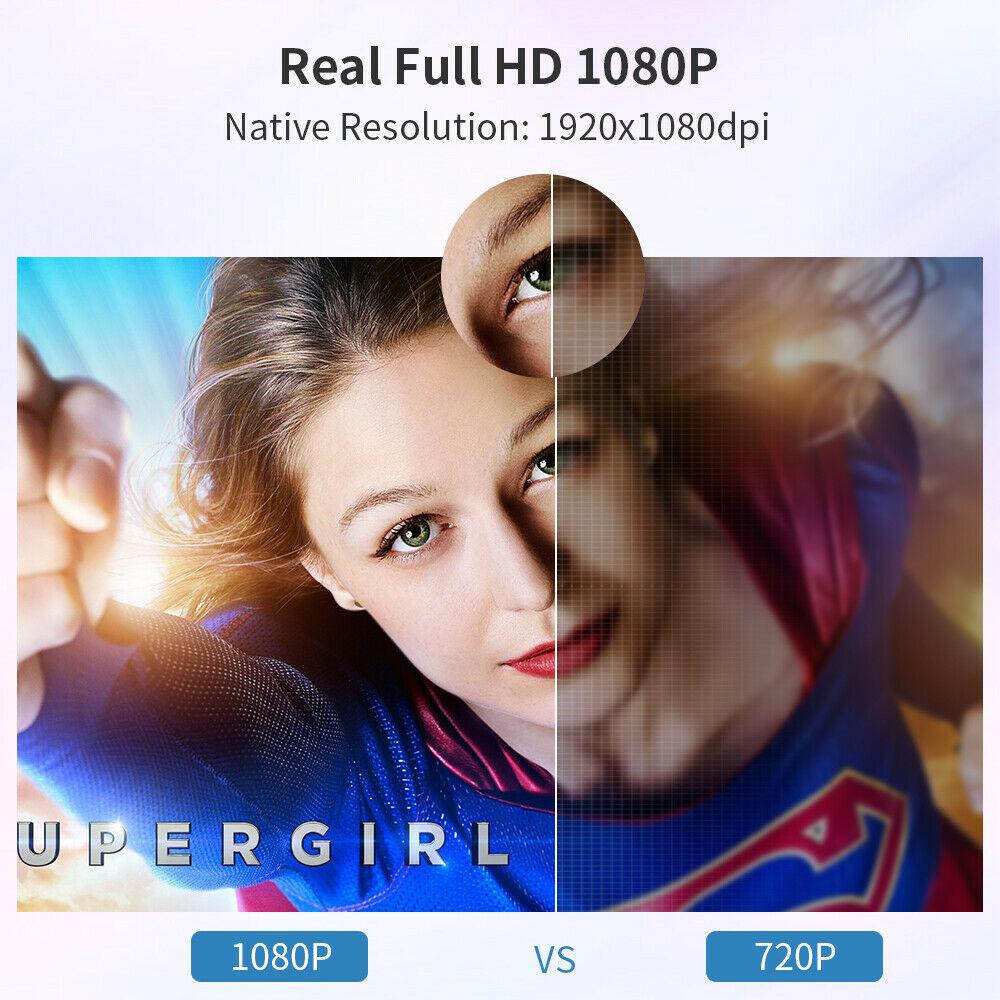 2022 smart home theater projector android 9.0 native 1080p bt5.0 zoom airplay tv