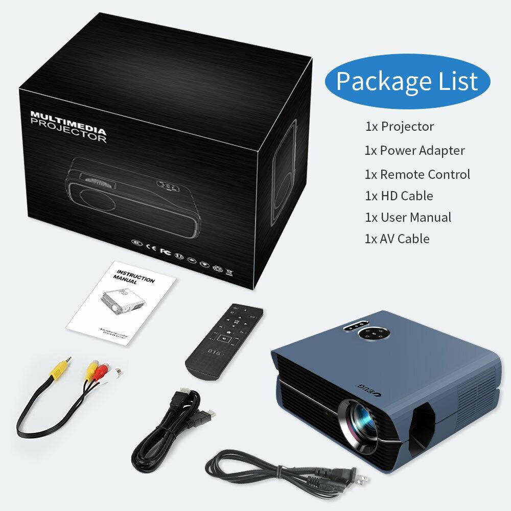 2022 smart home theater projector android 9.0 native 1080p bt5.0 zoom airplay tv