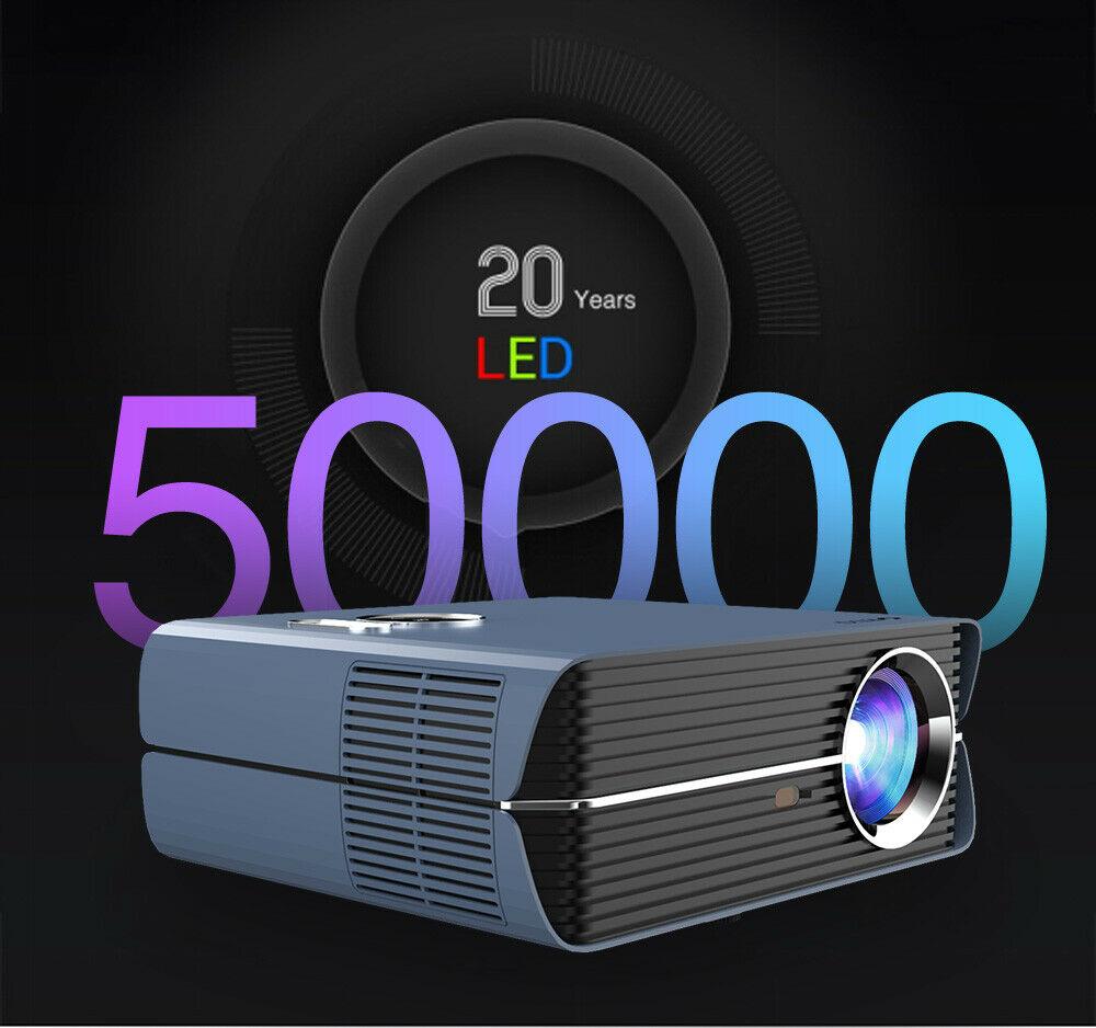 2022 smart home theater projector android 9.0 native 1080p bt5.0 zoom airplay tv
