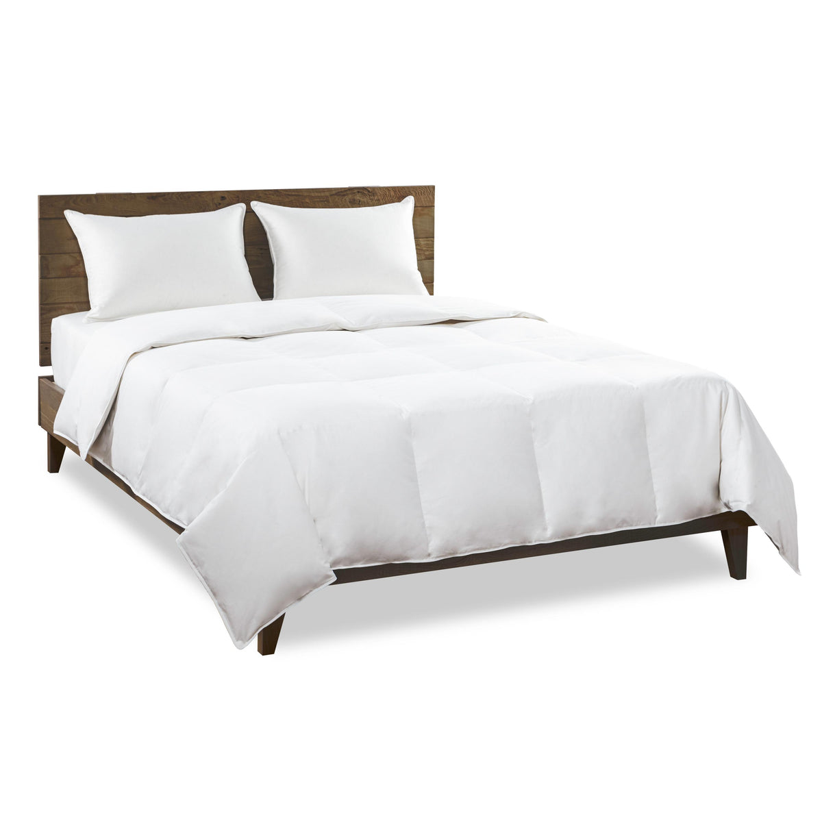 I AM Natural Down Duvet-Comforter in White with 550 FP in 68"x88"