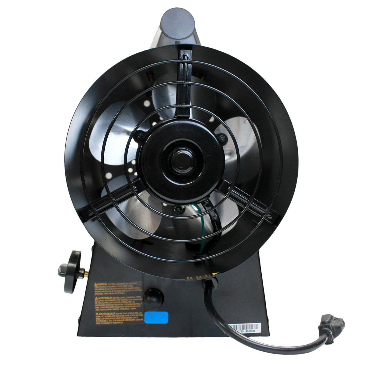 DXH125FAV 125,000 BTU/hr. 3000 Sq. Ft. Forced Air LP Gas Portable Heater